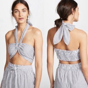 Mara Hoffman Bella Halter Crop Top